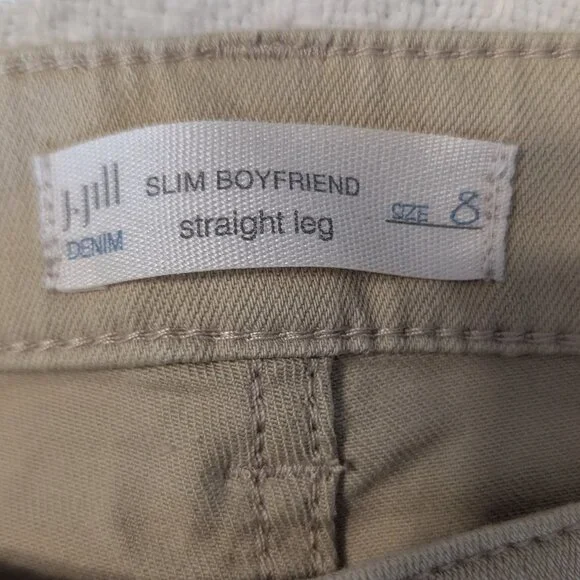 J Jill slim boyfriend jean, women size 8 - Picture 3 of 10